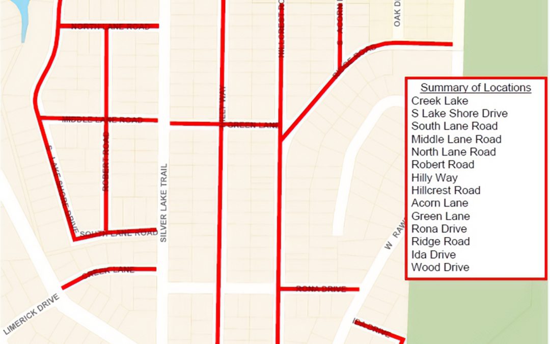 Road Resurfacing Map